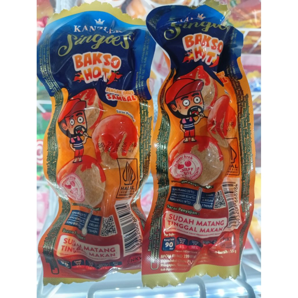 

Kanzler Singles Bakso Hot 55g