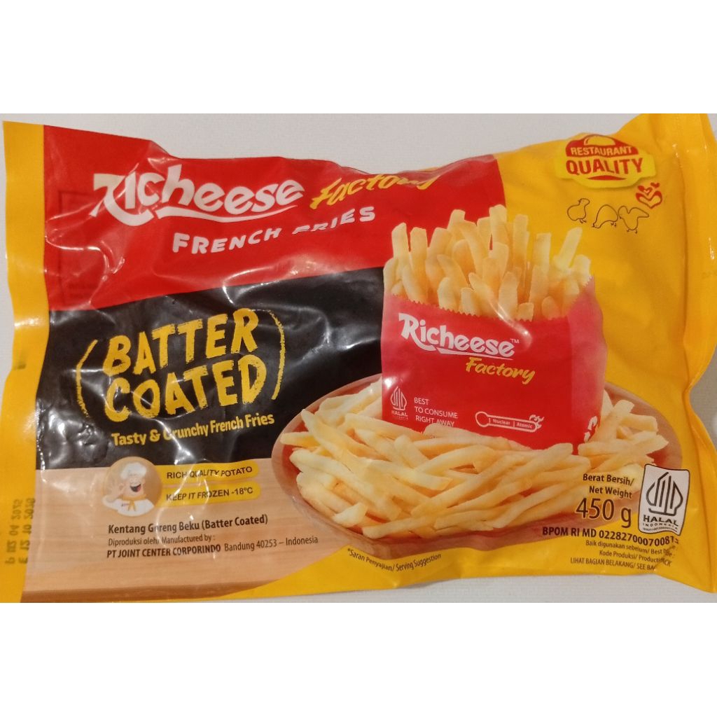 

Richeese French Fries Kentang Goreng 450g