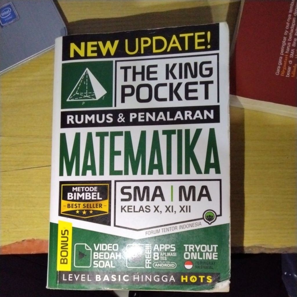The king pocket Matematika SMA Kelas X, XI, XII (preloved)