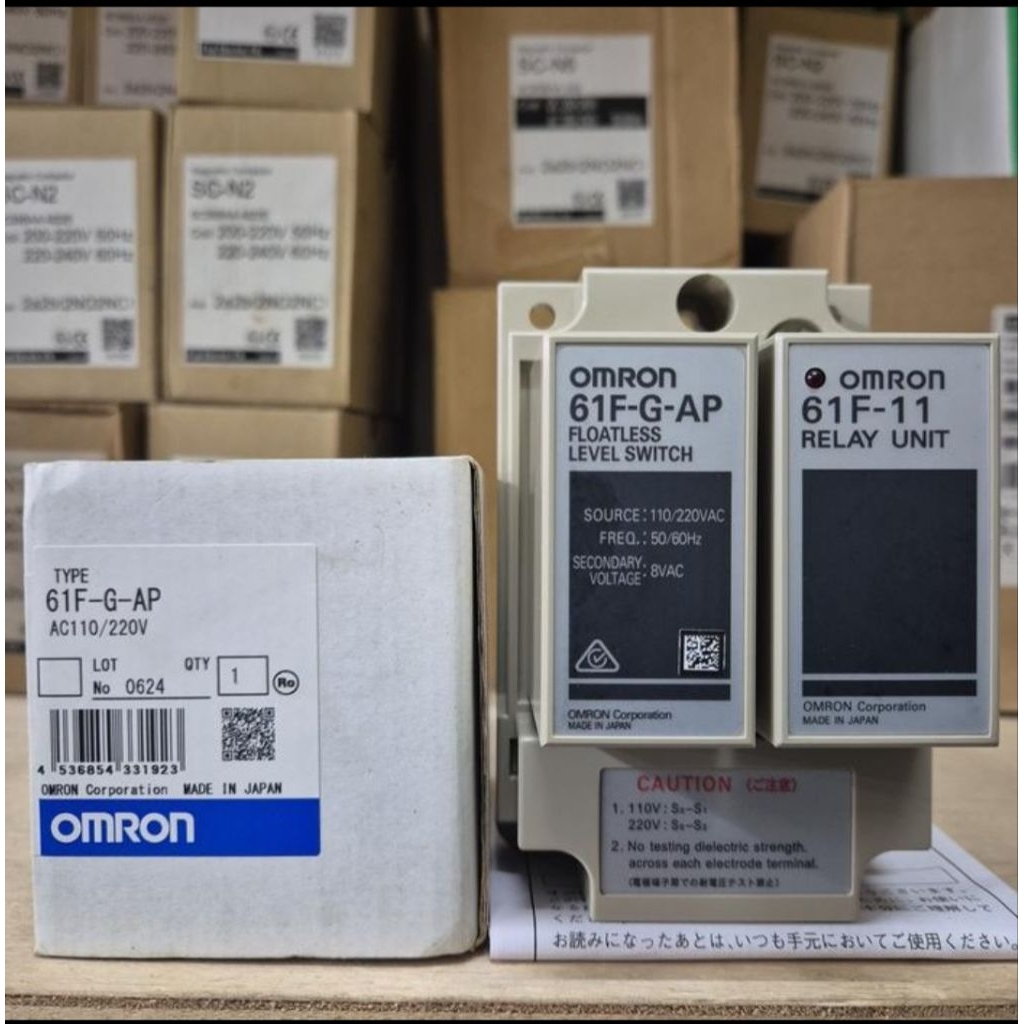 FLOATLESS LEVEL SWITCH OMRON 61F-G-AP/WLC OMRON 61F-G-AP ORIGINAL