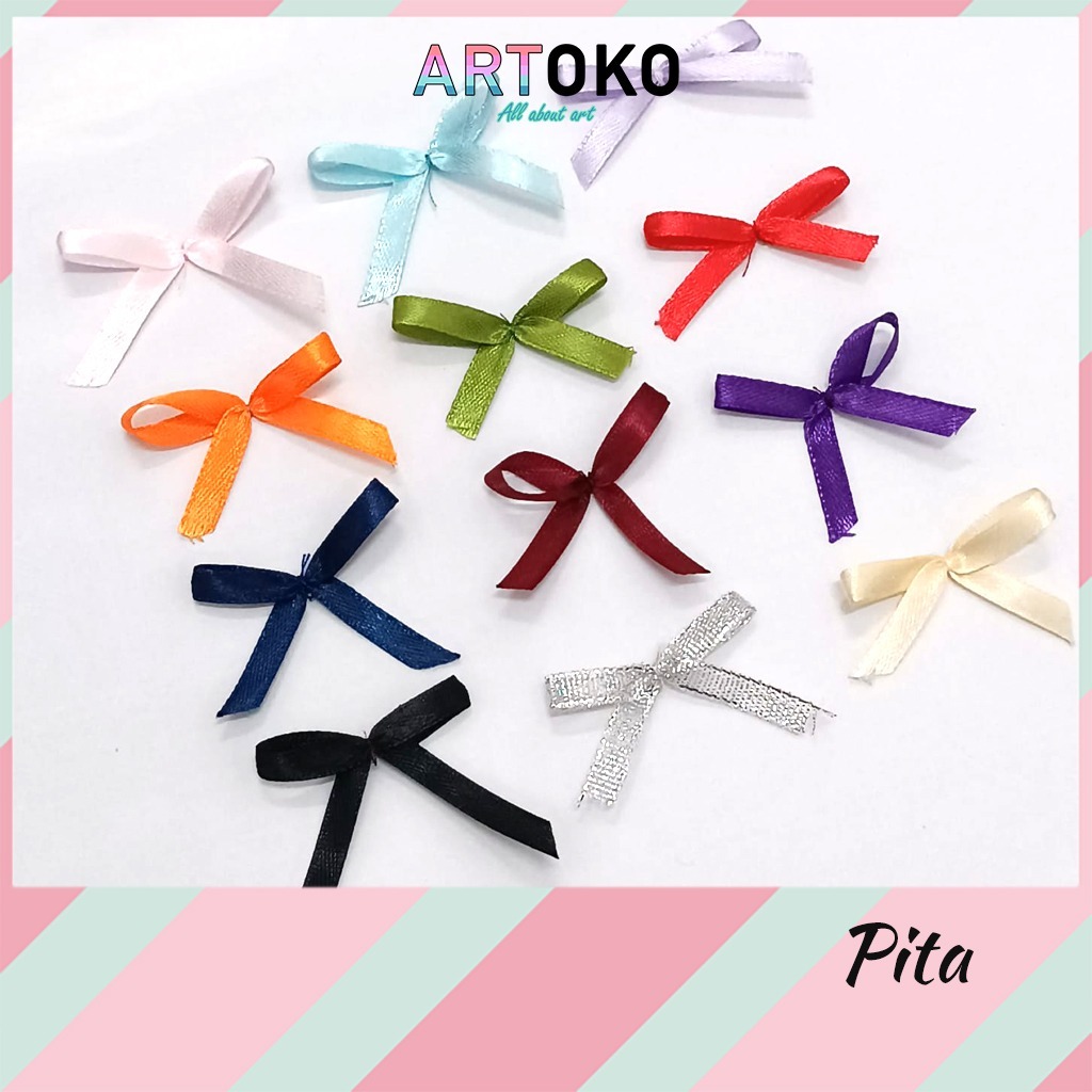 

Pita Ribbon Kupu ukuran 1/4 inch warna polos