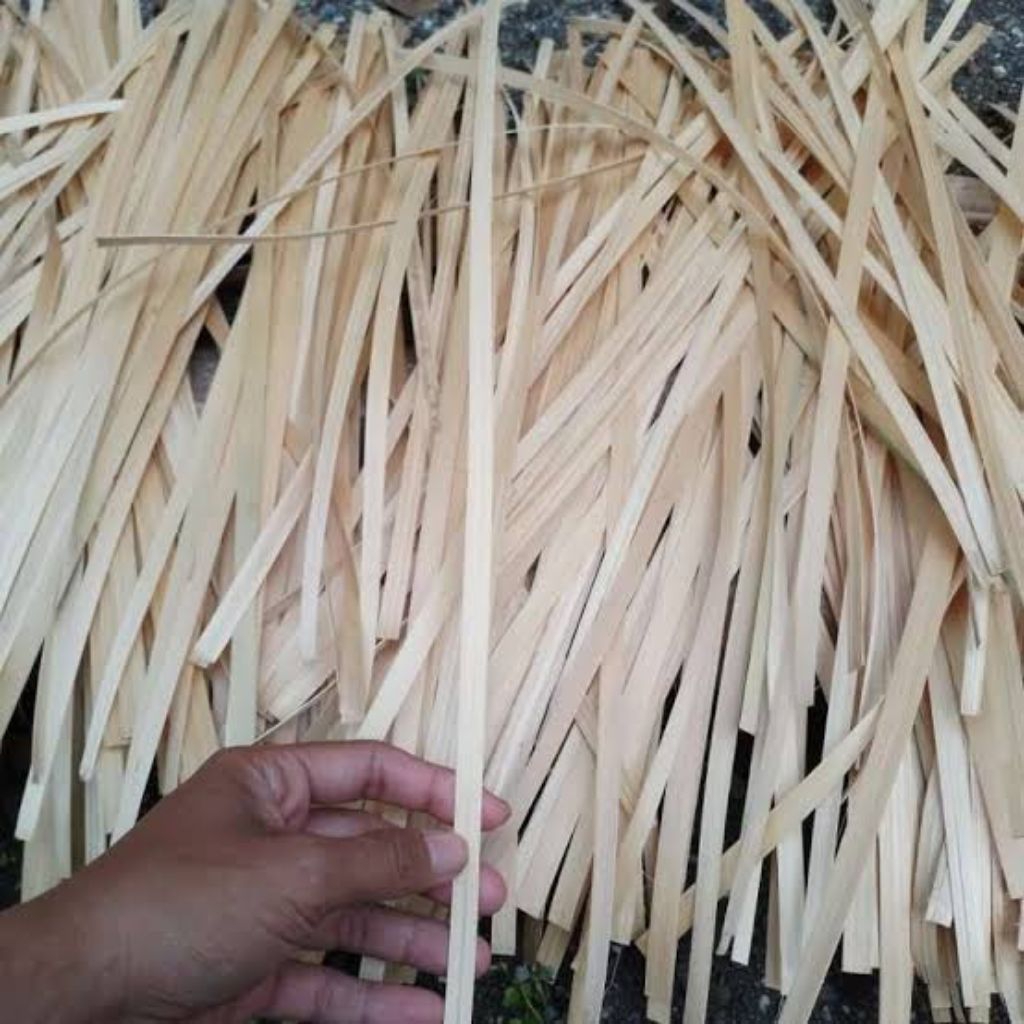 

iratan bambu bahan anyaman panjang 40 cm isi 100 pcs