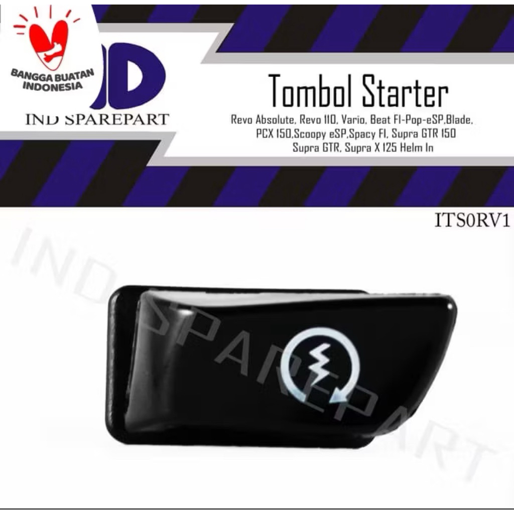 TOMBOL STATER REVO ABS BLADE VARIO125 VARIO150 PCX150 KNZ