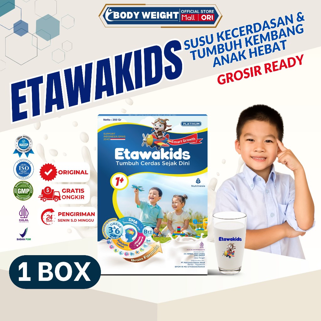 

Susu Etawakids Platinum Susu Etawa Anak dengan DHA, Omega 3,6 dan Vitamin Lengkap 1Box