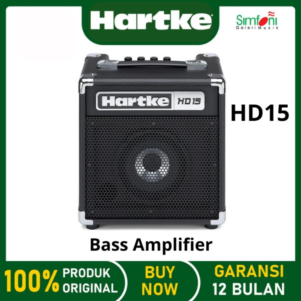 HARTKE HD15 / HD 15Hydrive Combo Bass Amplifier 15 watt
