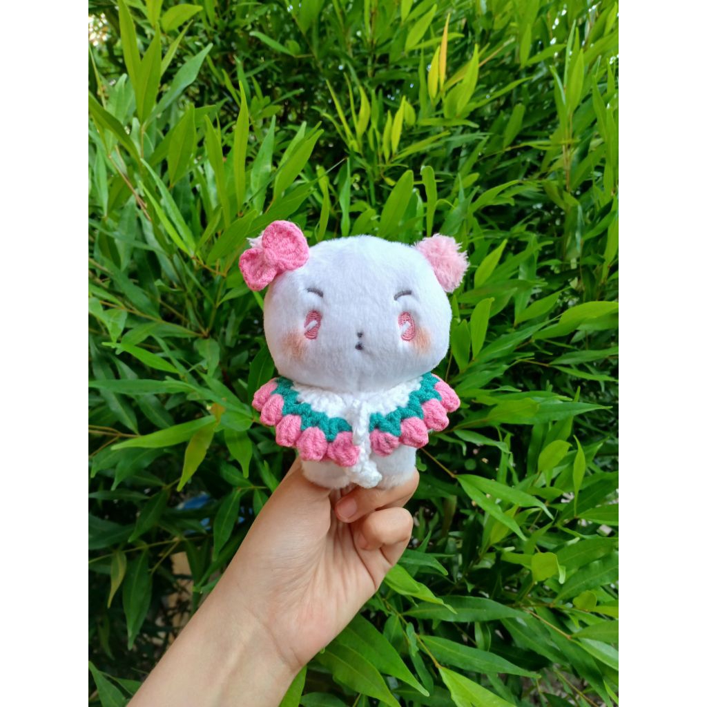 [Matchamallow] collar rajut untuk doll mmmm plave (baju doll)