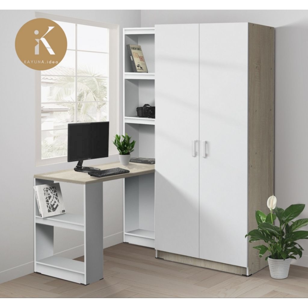 Lemari Set Meja Kerja Sandiego