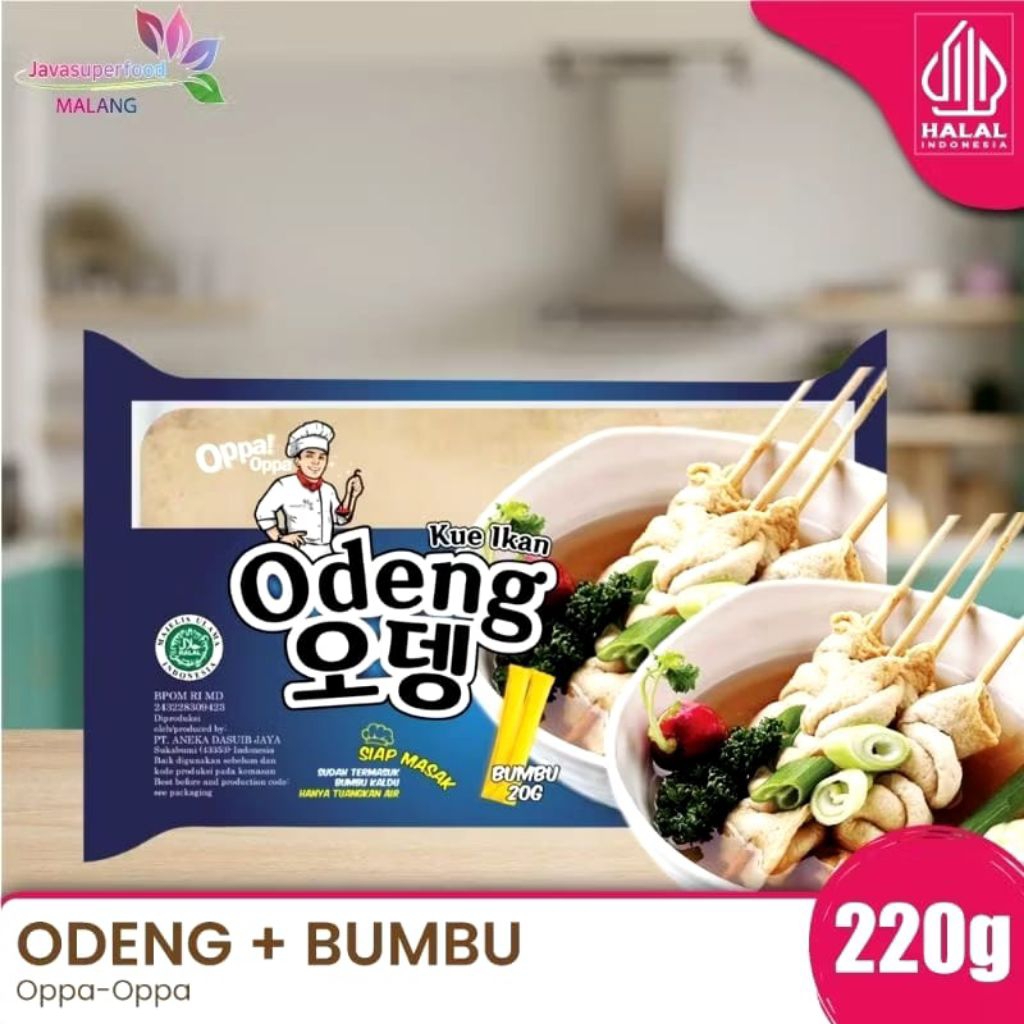 

Oden Odeng 6 Lembar Eomuk Kue Ikan Korea 200g+Bumbu 20g