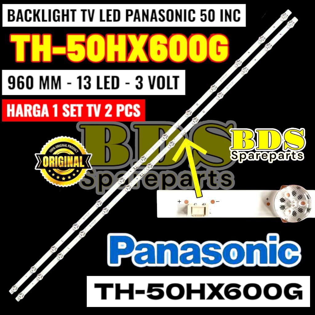 BACKLIGHT TV LED PANASONIC 50 INC TH-50HX600G TH50HX600G