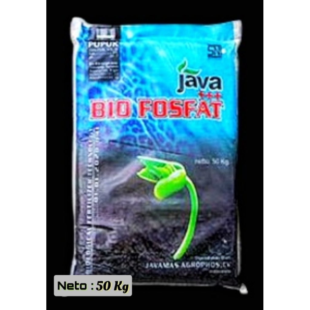 BIO FOSFAT+++ 50 Kg - Pupuk Fosfat Alam Biophospat produk Javamas Agrophos