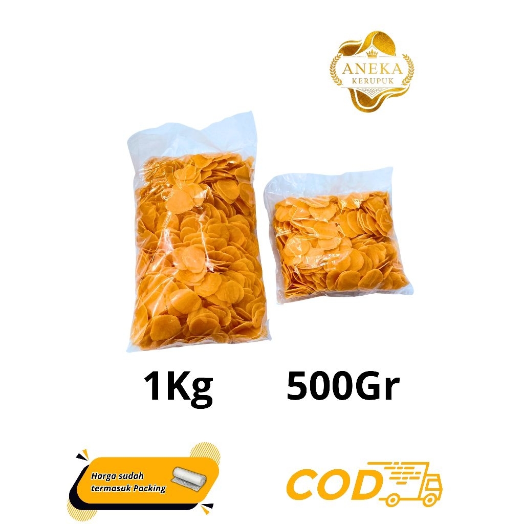 

KERUPUK MENTAH/KERECEK KERUPUK GADO GADO TANGGUNG RASA UDANG TANPA DIJEMUR