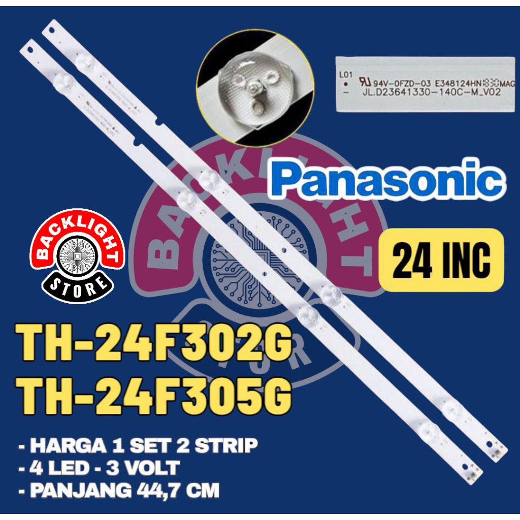 Backlight Tv Led PANASONIC 24 inc TH-24F302G TH-24F305G TH 24F302G 24F305G