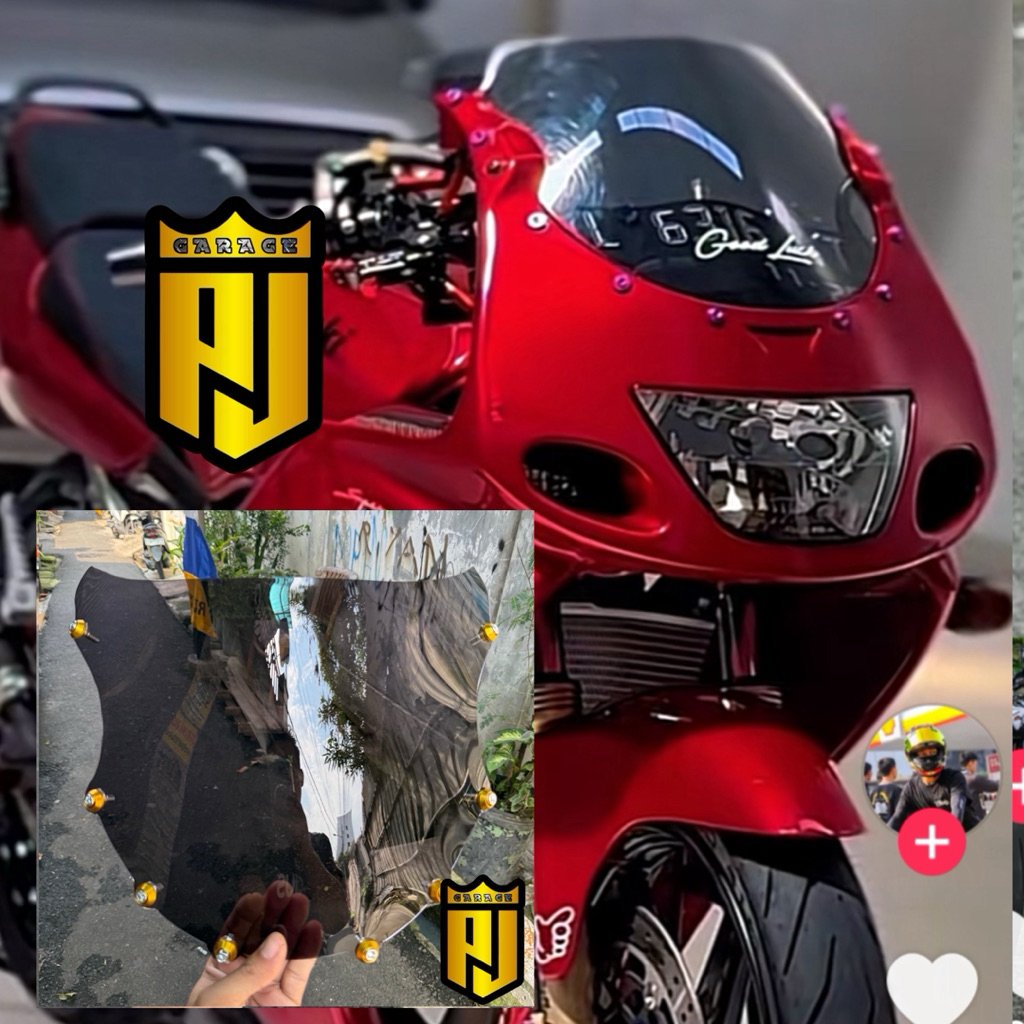 VISOR STANDAR NINJA RR OLD VISOR MODEL RATA NINJA RR OLD VISOR MODEL ORIGINAL NINJA RR OLD