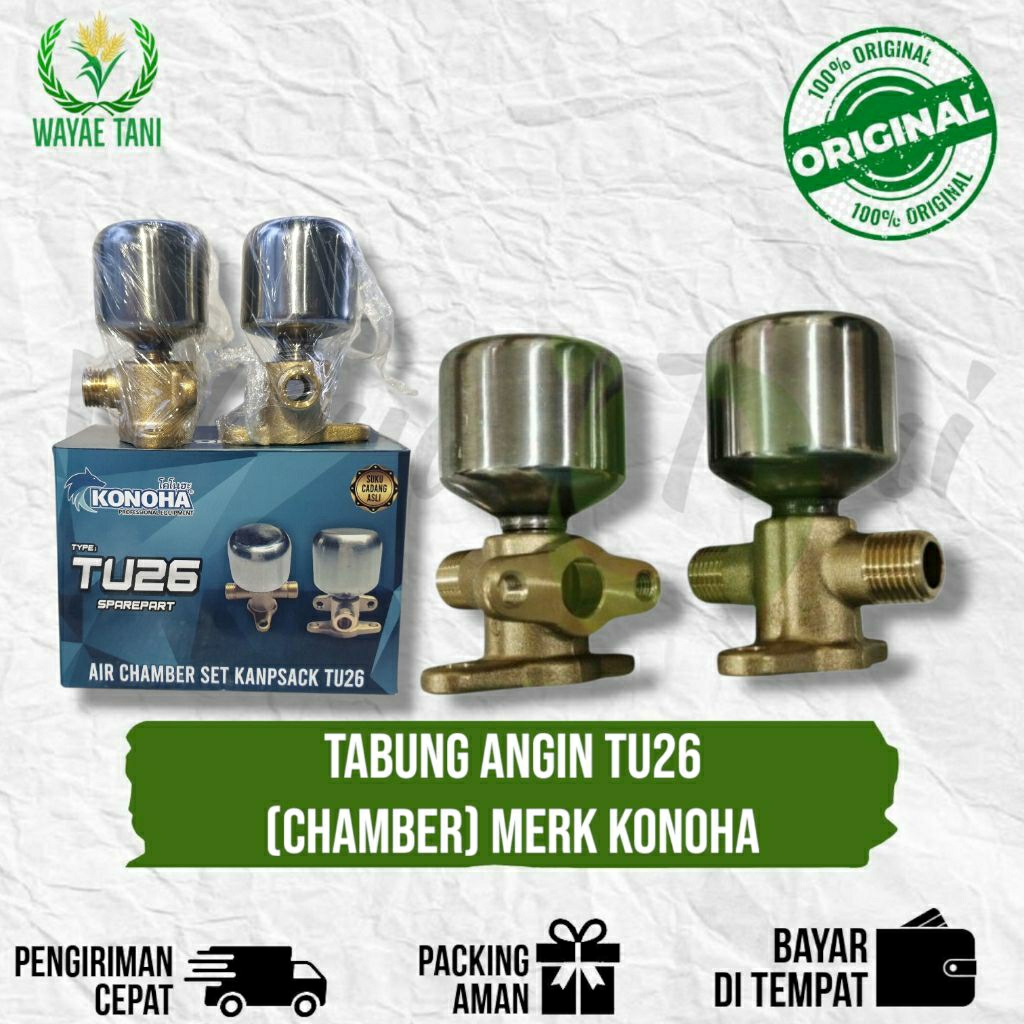 TU26 Sepasang tabung angin racing Chamber Thailand Tanika Cakra mesin semprot hama