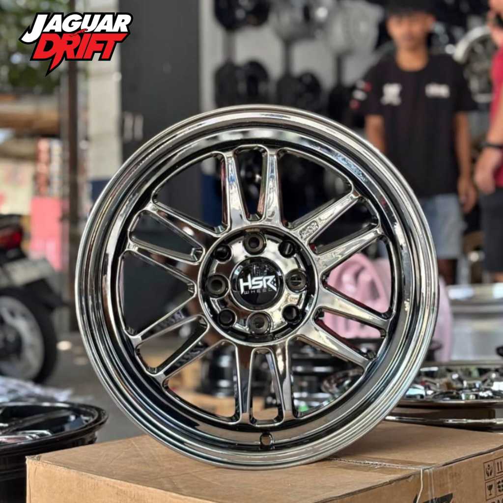 Velg Black Chrome Model Rpf1 R15 Untuk Avanza Sigra Yaris Brio Mobilio Brio Jazz Xenia Livina Agya V