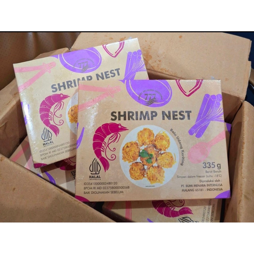 

SHRIMP NEST 777 335 GRAM ( 12 PCS )