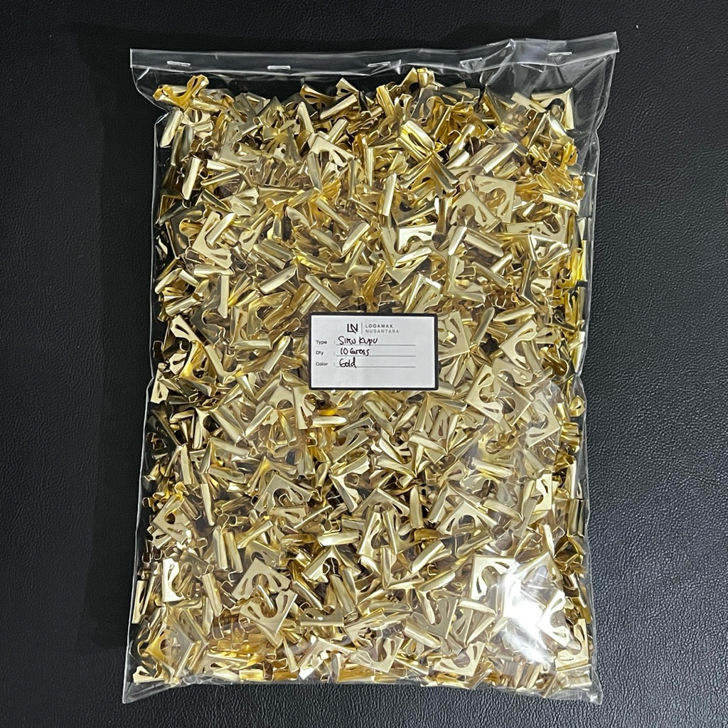 

Siku Kupu Gold Siku Sudut Premium Siku Yasin Siku Buku Logamax Murah isi 10 gross (1440pcs)