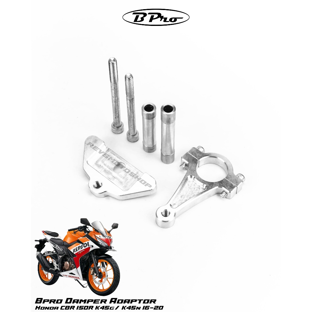 BPRO BRACKET BREKET STERING DAMPER HONDA CBR150R K45G K45N 16-20 (NON USD)