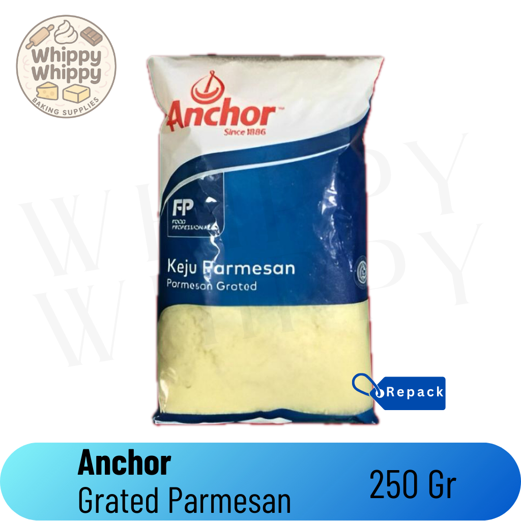 

Anchor Grated Parmesan Cheese 250 Gr REPACK / Keju Parmesan / Parmesan Bubuk