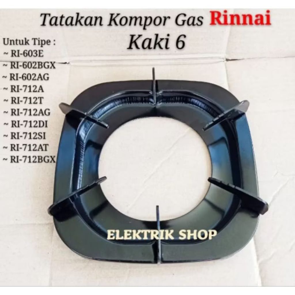 paket 2pcs tatakan kaki 6 Dudukan Kompor Gas Rinai Kaki 6 Tungku Kompor