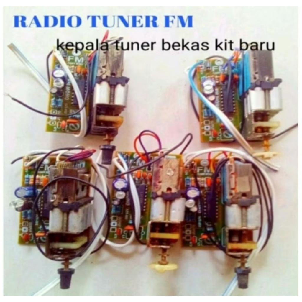 RADIO TUNER FM. MONO KIT BARU DAN TUNER MITSUMI JAV ORIGINAL