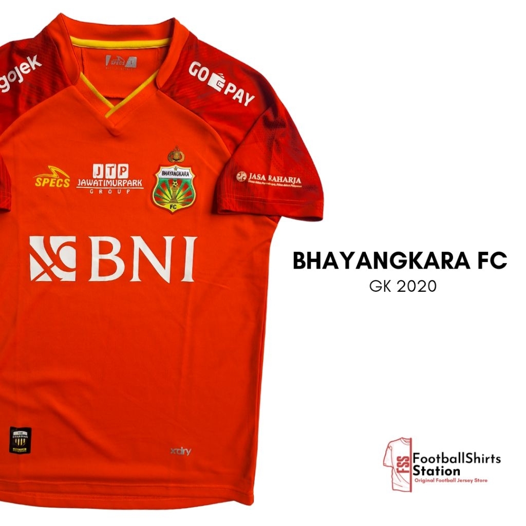 Jersey Bhayangkara FC GK 2020 Player Issue Size L Original Specs