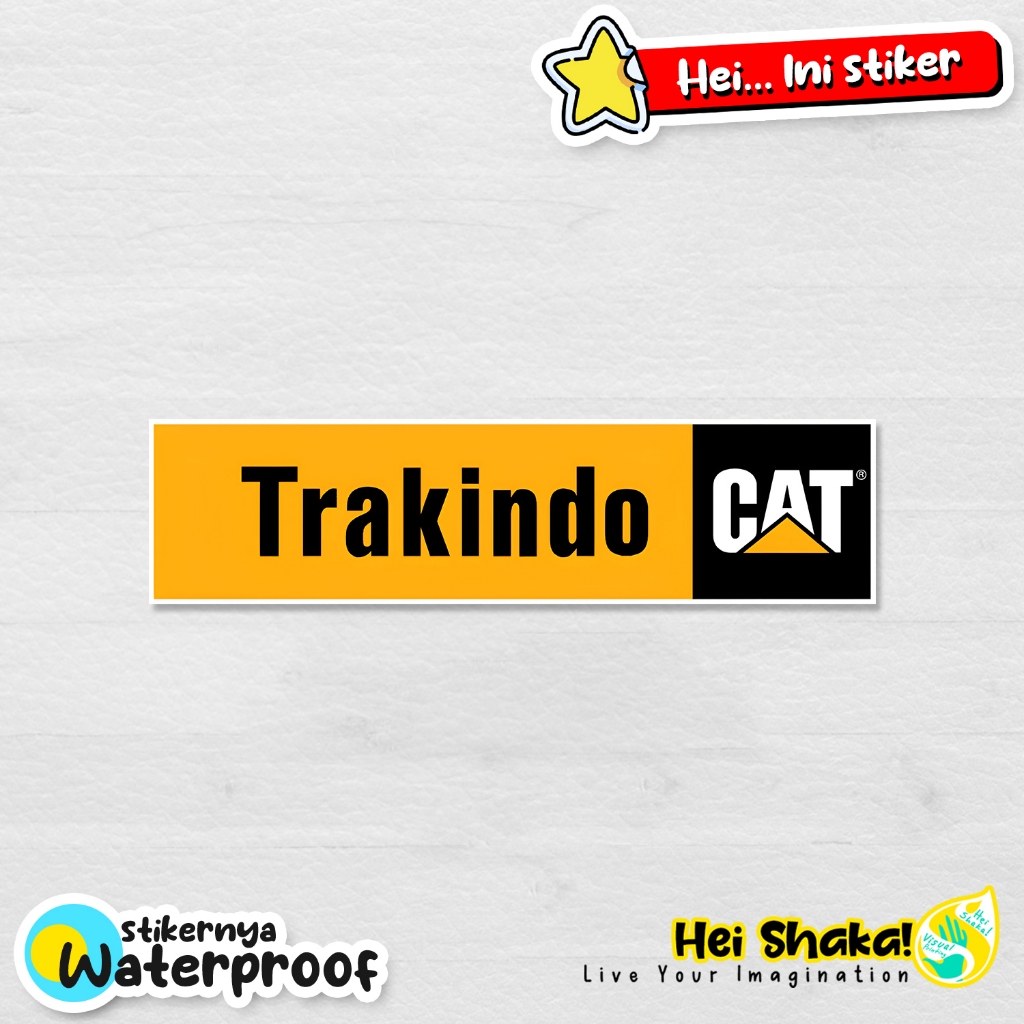 

Stiker Trakindo CAT Sticker Bahan Vinyl Anti Air