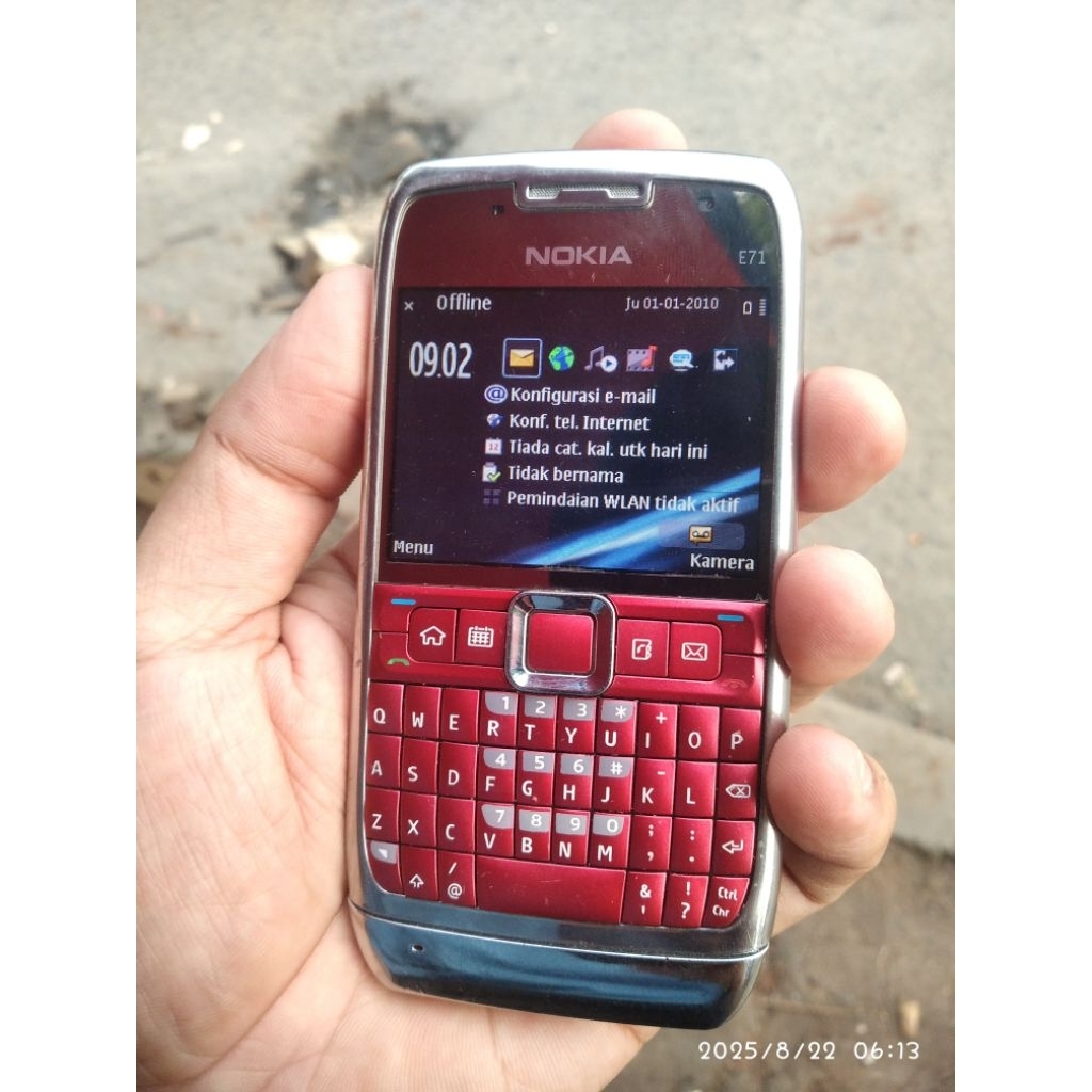 Nokia e71 merah bahan minusan