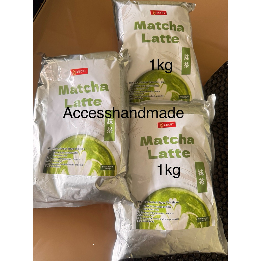 

Matcha Latte teh hijau matcha premix ready to serve tinggal air panas