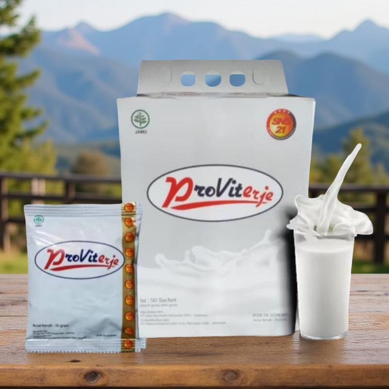 

Muser Shop [Susu Herbal] Susu Proviterje Susu Provit Susu Kambing Etawa | Susu Kambing Etawa ProVit 50 Sachet – Plus Royal Jelly, Tingkatkan Imunitas | Original