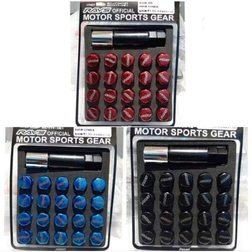 mur roda velg racing mobil RAYS baut racing untuk semua mobil MUR RODA velg mobil LUG NUT velg mobil