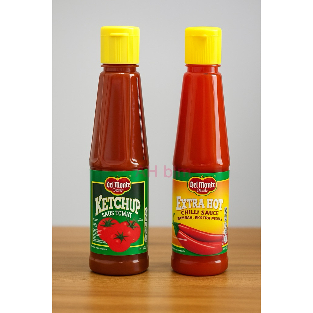

Del monte saus 135 ml botol kecil