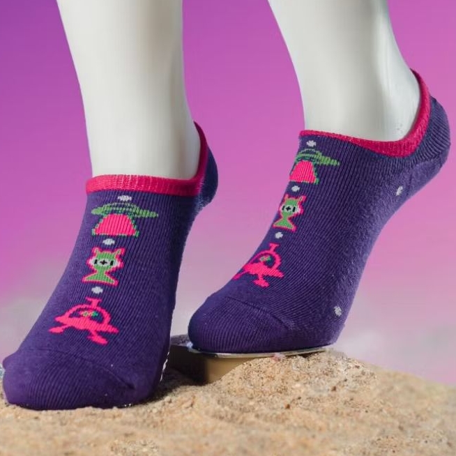 UFO Purple (Kaos Kaki Pendek Dewasa)