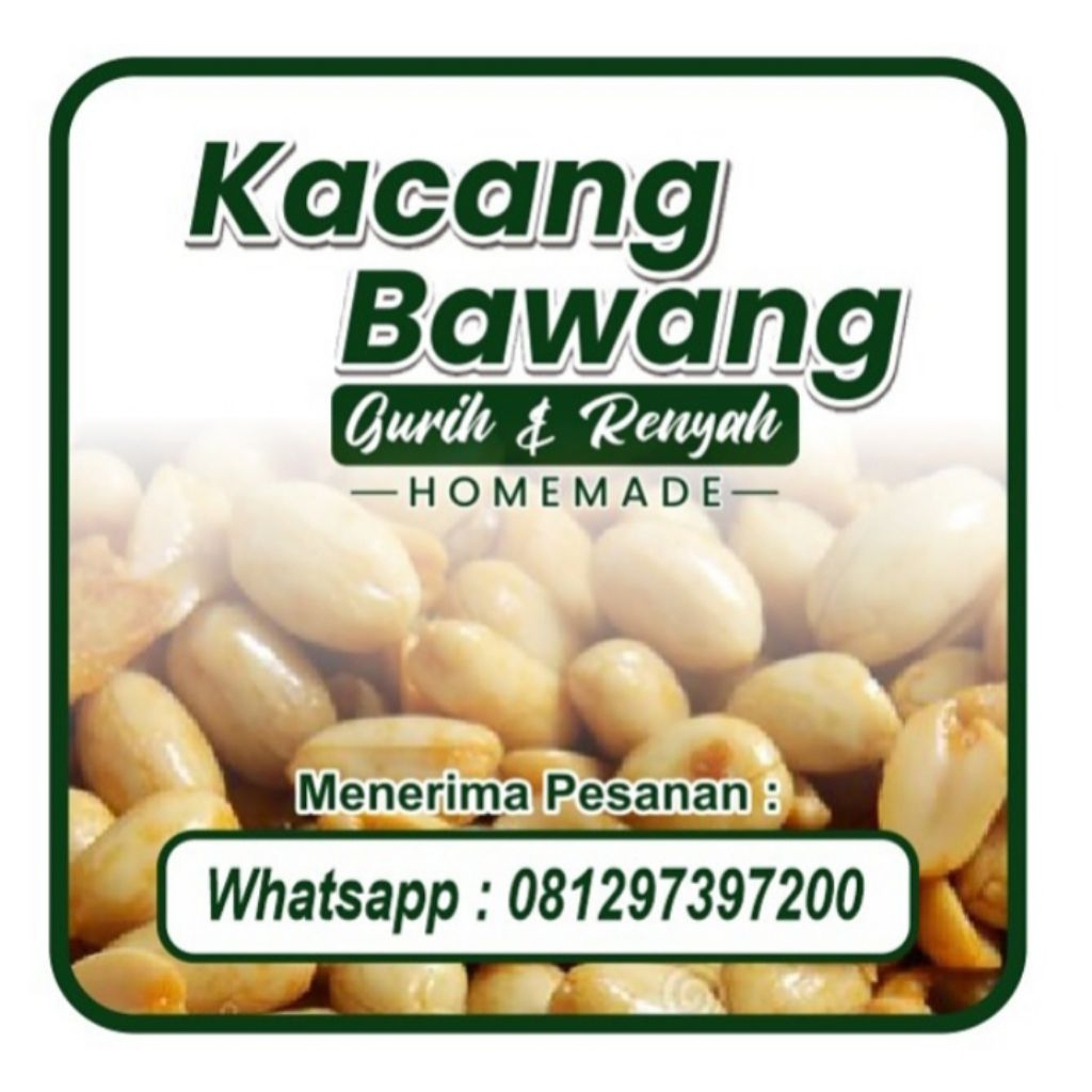 

kacang goreng bawang asin gurih dan renyah