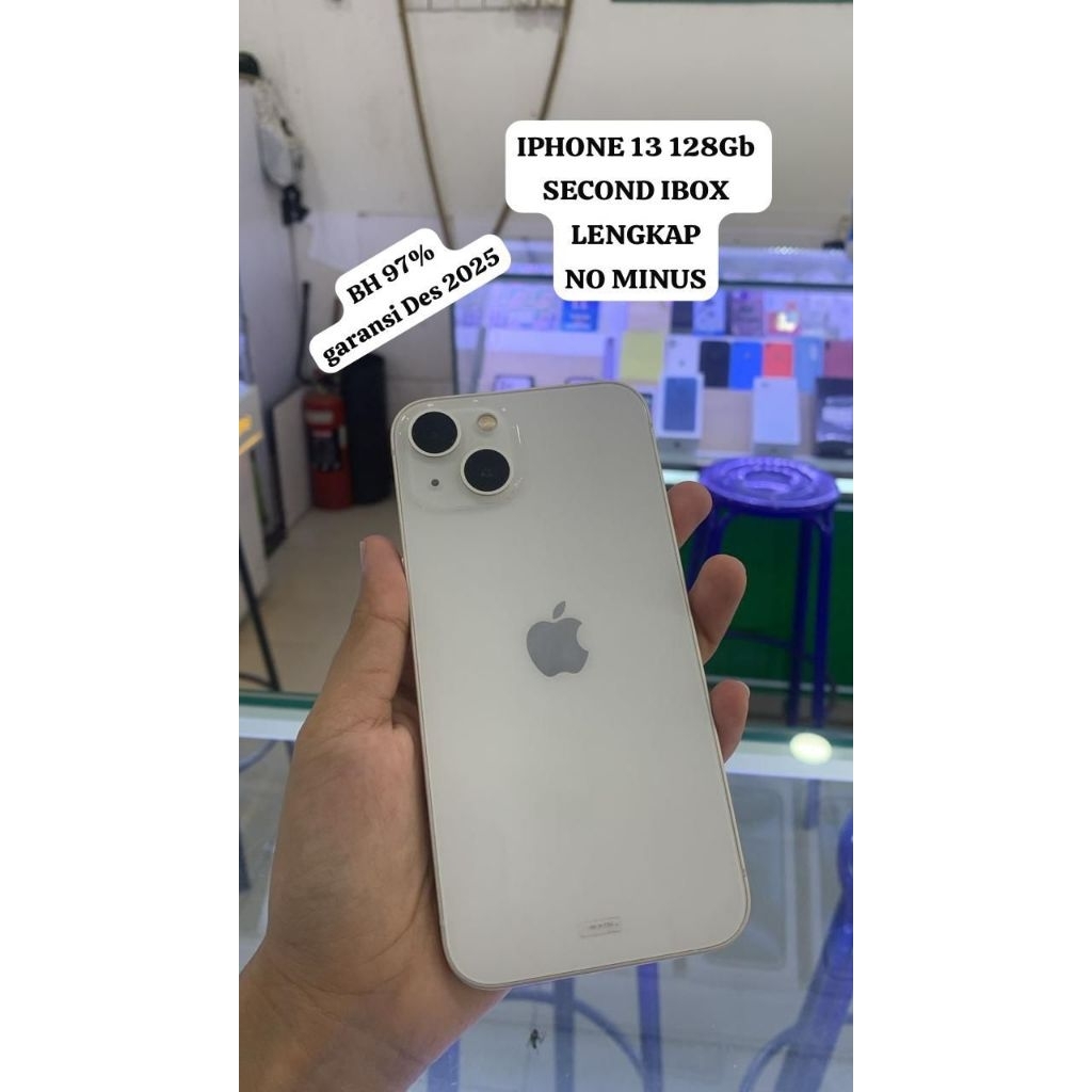 IPHONE 13 128GB SECOND IBOX BH 97% NO MINUS