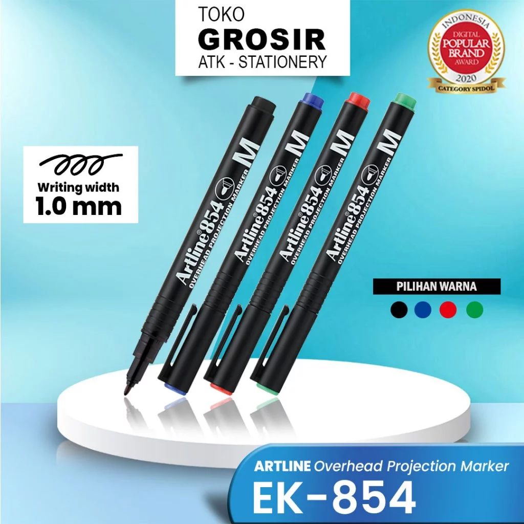 

Spidol Overhead Projector Marker OHP Artline EK-854 2