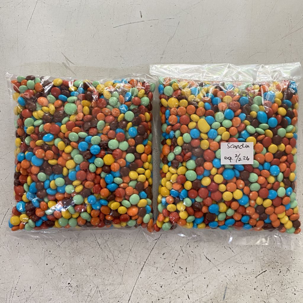 

SCANDIA choco chips rainbow 250 gram | choco chip belah warna warni | chocochips