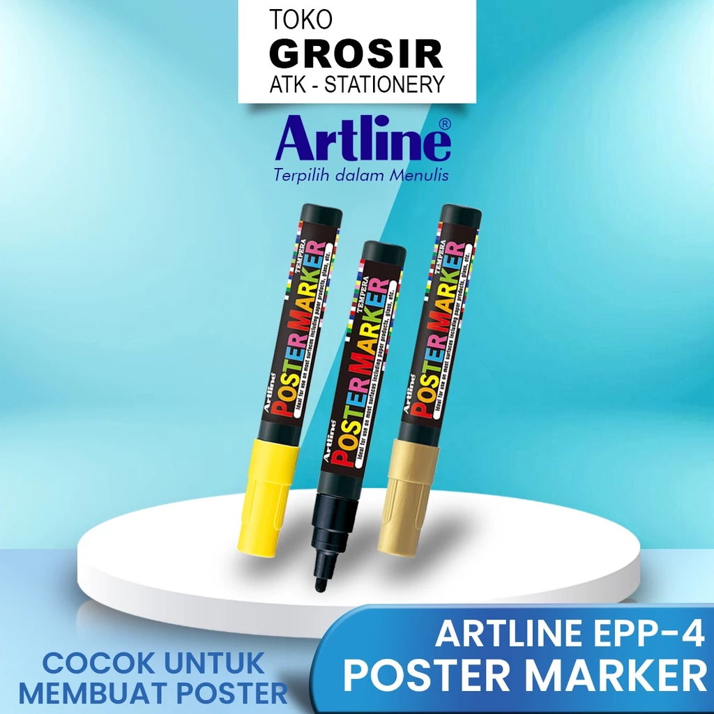 

Artline Spidol Poster Marker EPP-4 4 mm Gouache 2