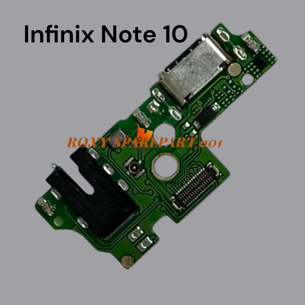Infinix Note 10 Konektor Casan / papan Cas Charger + IC Mic
