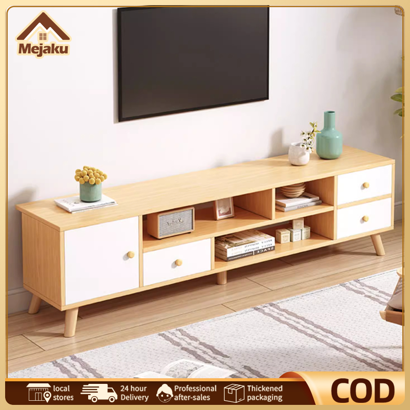 COD 120/140cm Meja TV kayu Rak Tv Minimalis Bufet Tv Minimalis Kayu Modern Murah Tv Rak