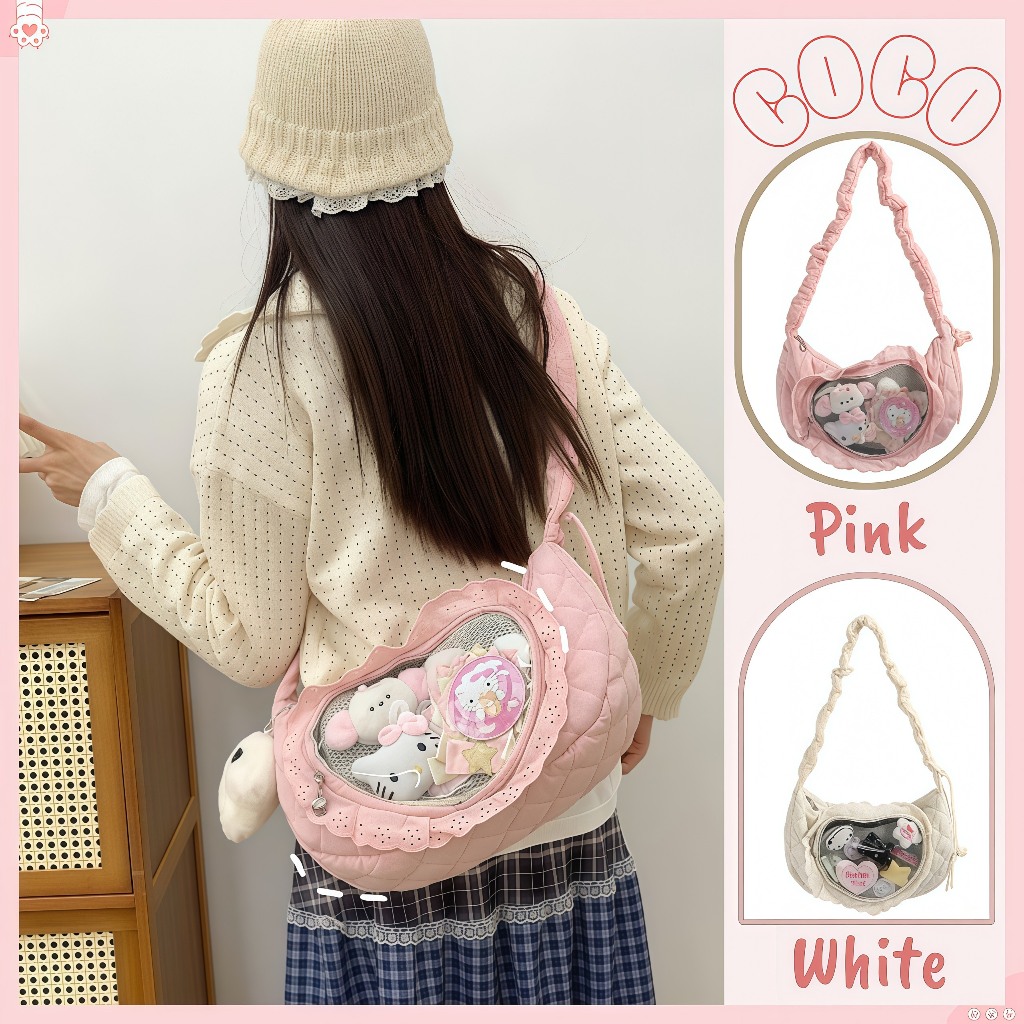 [COD] Tas Bahu Fashion Wanita/Tas Serut Berbulu/Tas Awan/Tas Kurir Wanita/Tas Kurir Nilon Berbulu/Ta