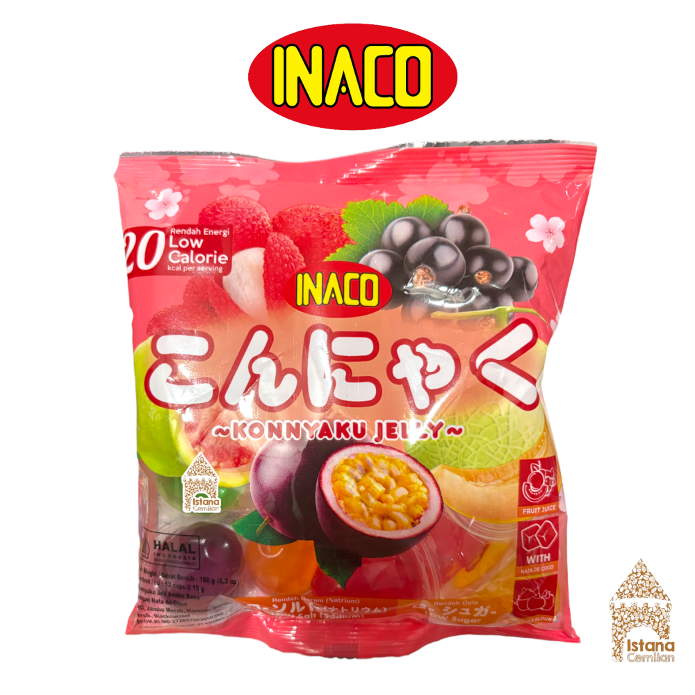 

Inaco Konnyaku Jelly (isi 12 pcs) | Jeli Konyaku ala Jepang