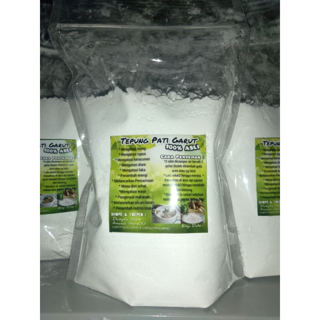 

Tepung Garut Organik- Tepung Tradisional 500 gram Pati Irut