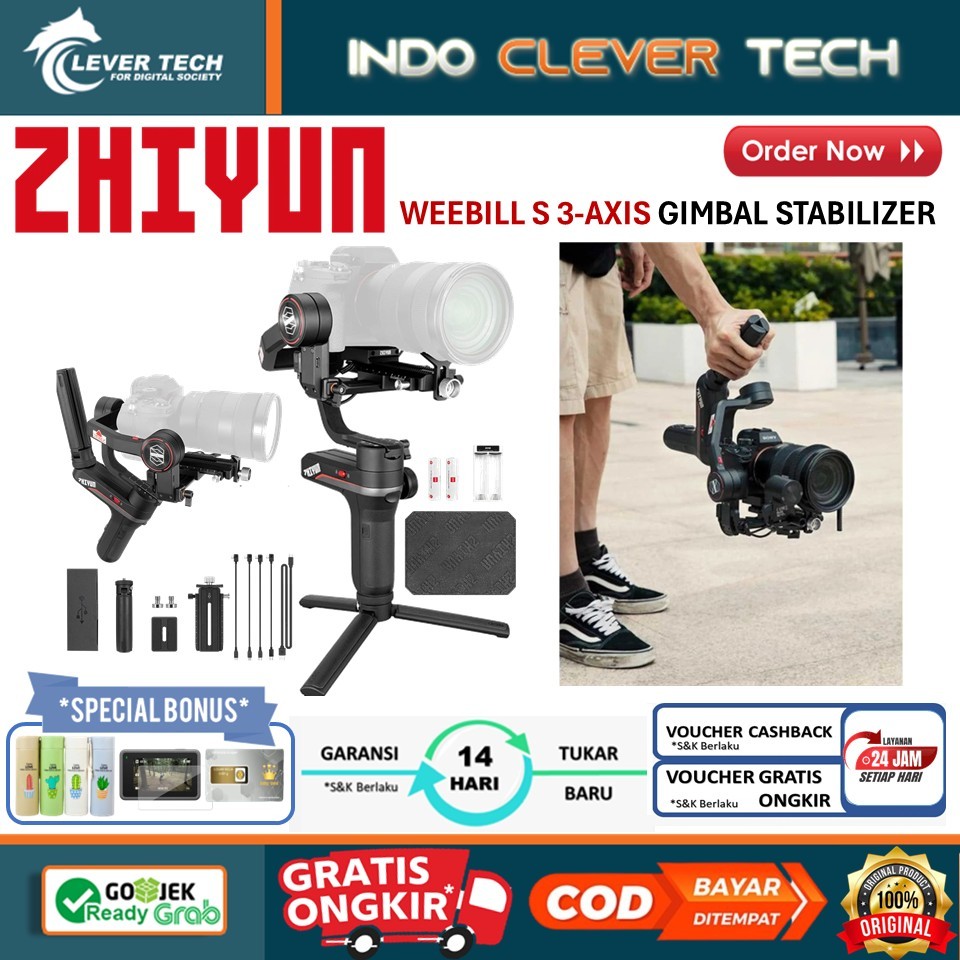 Zhiyun Weebill S 3-Axis Gimbal Stabilizer Kamera DSLR Mirrorless
