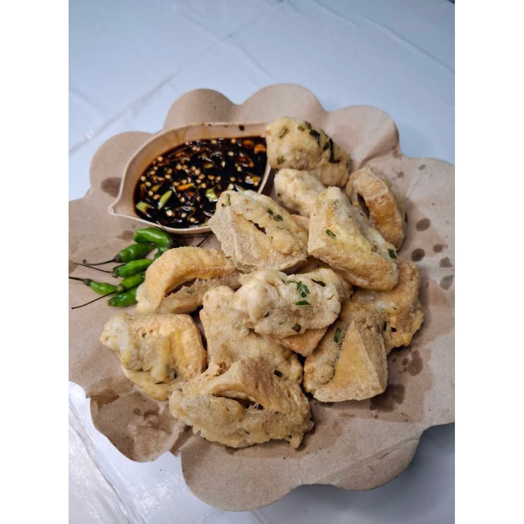 

tahu aci khas tegal / kemasan besek / mentah