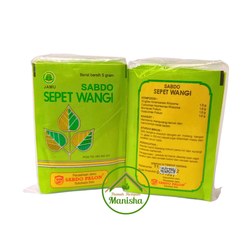 

Jamu Super Serbuk Sabdo Sepet Wangi Peluntur Lemak dan Kolesterol Isi 10 Sachet