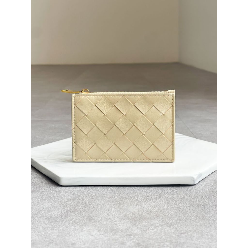 BV Key Zip Card Holder Porridge