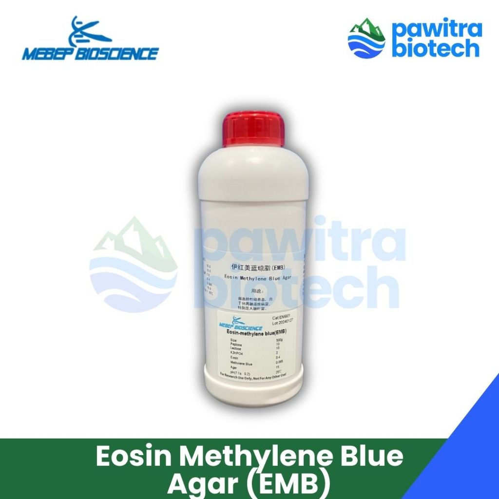 Eosin Methylene Blue Agar (EMBA) Media Mikrobiologi Pro Analis
