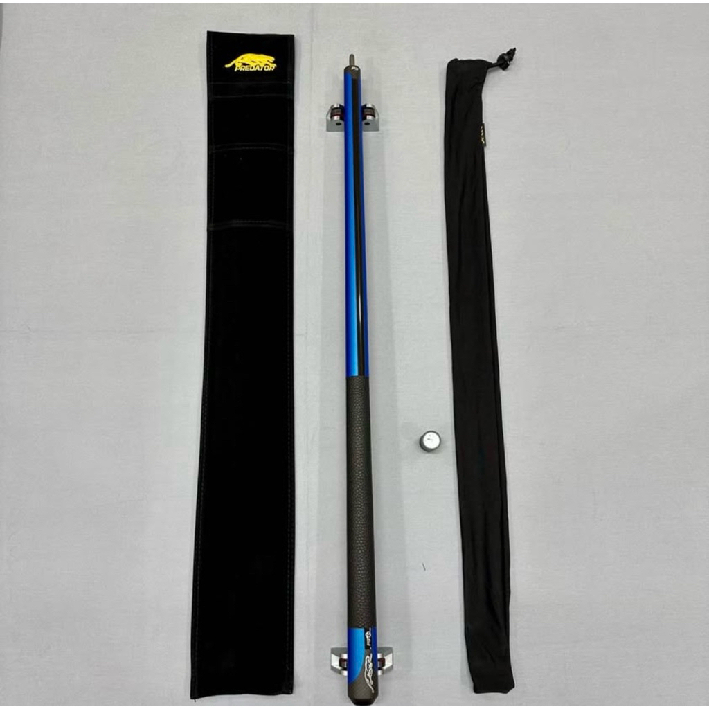 Stick Billiard Predator P3 Blue Biru USPBS Leather Wrap Baru