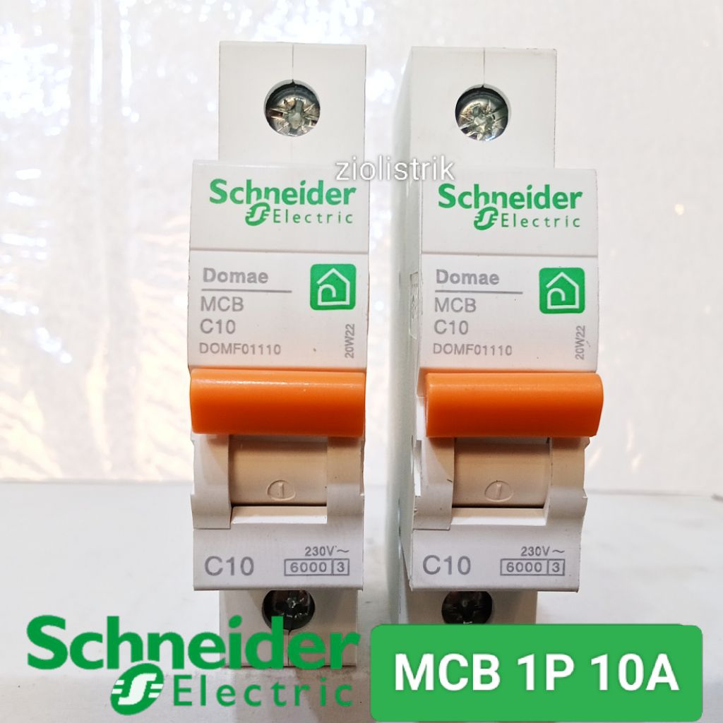 MCB 1P / 1 Phase (10A 16A) DOMAE SCHNEIDER mcb original Schneider